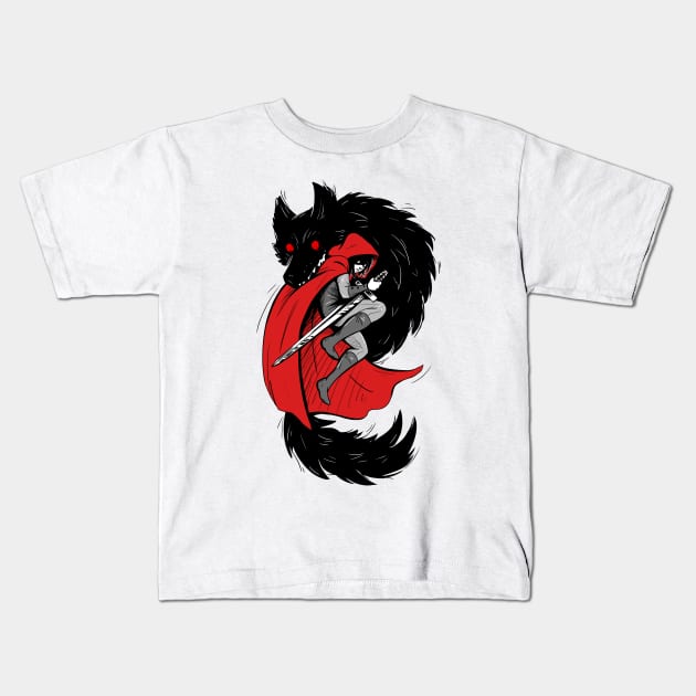 Red Kids T-Shirt by spectredraws